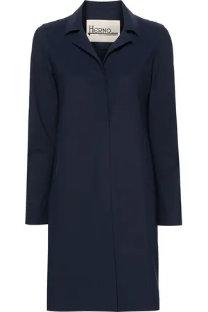 HERNO Single-breasted scuba coat