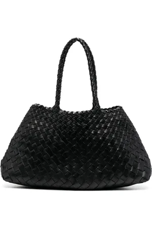 Dragon Diffusion Santa Croce interwoven leather tote bag