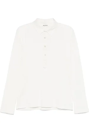 WALES BONNER Ribbed polo shirt