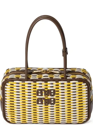 Miu Miu Beau leather tote bag