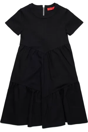 MAX&Co. Kids Pleated short-sleeve dress
