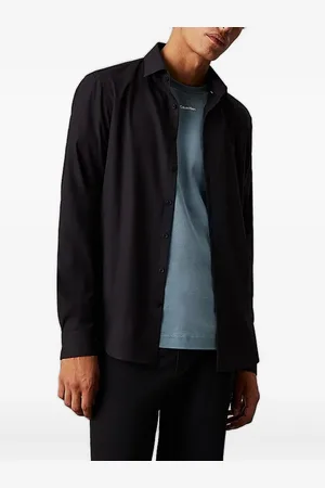 Calvin Klein Monogram-embroidered shirt