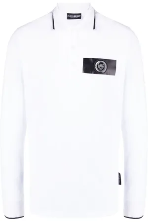 Philipp Plein Long-sleeve cotton polo shirt