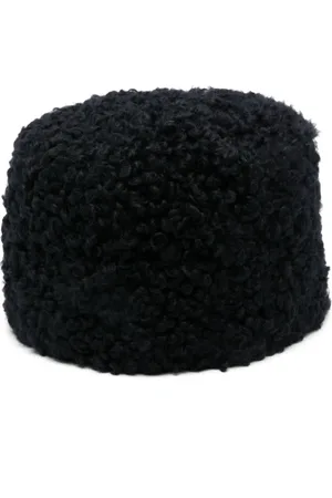 Totême Shearling pillbox hat