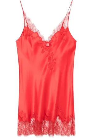 CARINE GILSON Silk slip dress