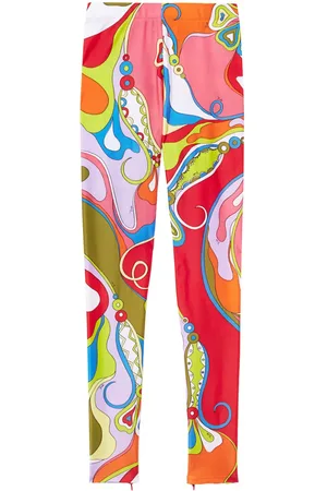 Puccini Orchidee-print leggings