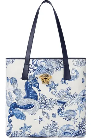 VERSACE Coral Theatre La Medusa canvas tote bag