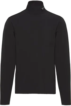 Prada Mock-neck jersey T-shirt