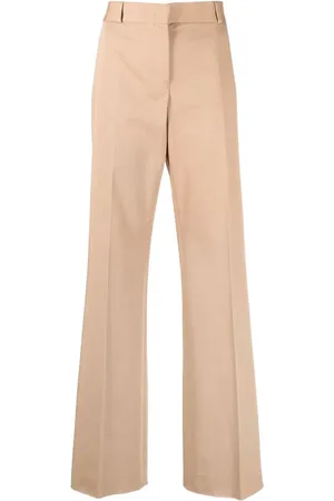 Salvatore Ferragamo High-waisted straight-leg trousers