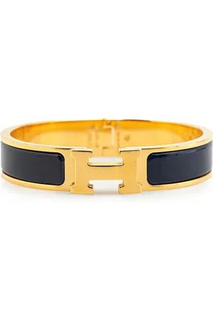 Hermès 2000-2020 Narrow Enamel Clic H Bracelet PM costume bracelet