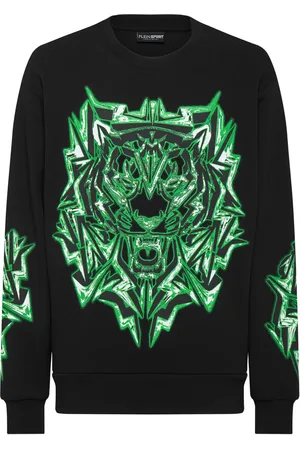 Philipp Plein Graphic-print logo-patch sweatshirt