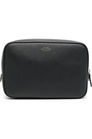 SMYTHSON Logo-print tech organiser pouch
