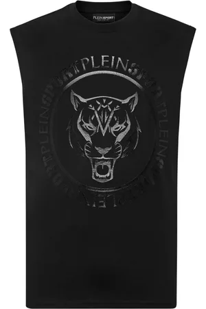 Philipp Plein Logo-print cotton tank top