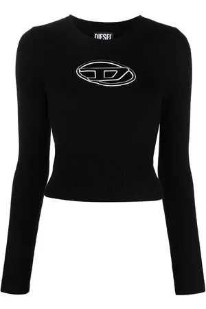 Diesel M-Areesa logo-embroidered jumper