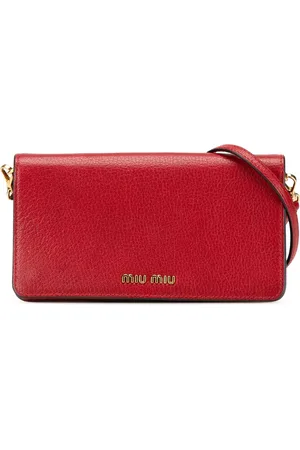 Miu Miu 2010-2024 Goatskin Madras crossbody bag