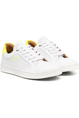 HUGO BOSS Logo print lace-up sneakers