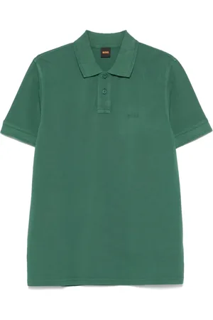 HUGO BOSS Logo-embroidered piqu?? polo shirt