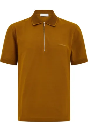 Salvatore Ferragamo Zip collar polo