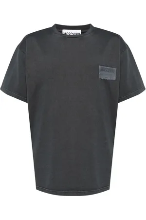 Moschino Logo-patched cotton T-shirt