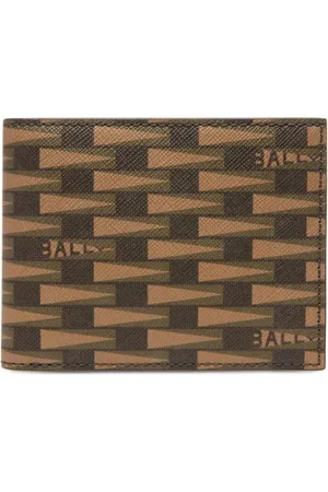 Bally Monogram bi-fold wallet