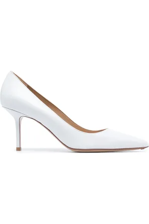 Francesco Russo Leather pointed-toe pumps