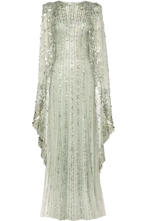 Jenny Packham Blaize sequin-embellished gown