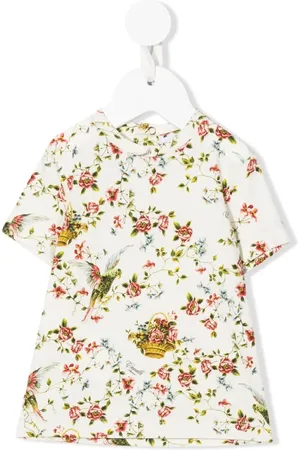 Roberto Cavalli Floral print short-sleeve T-shirt