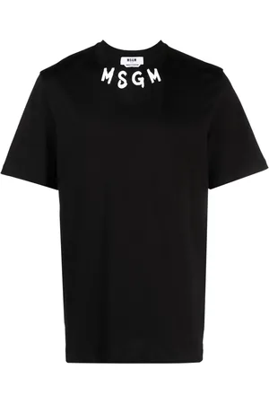 Msgm Logo-print cotton T-shirt
