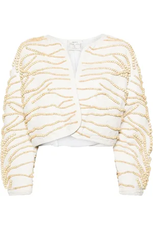 FORTE FORTE Beaded cropped jacket