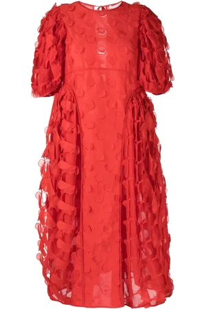 Cecilie Bahnsen Finnegan textured midi dress