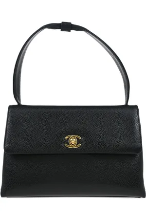 CHANEL 1998 small top-handle leather handbag