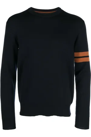 Ermenegildo Zegna Stripe-detail wool jumper
