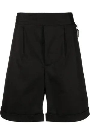 Roberto Cavalli Tiger-tooth plaque Bermuda shorts