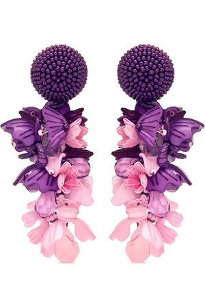Oscar de la Renta Flower earrings