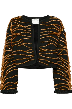 FORTE FORTE Beaded cropped jacket