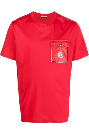 Moncler Logo-patch chest-pocket T-shirt