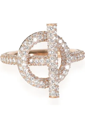 Hermès 18kt rose Echappee diamond ring