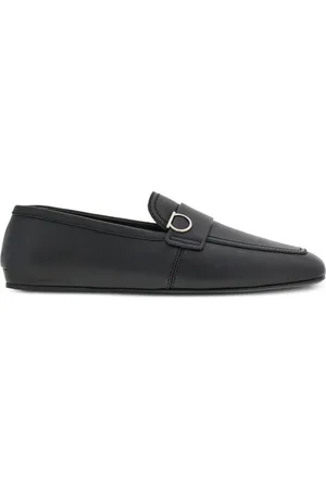 Salvatore Ferragamo Gancini-plaque leather loafers