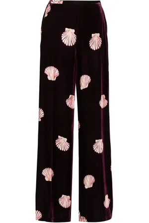 FORTE FORTE Shell velvet wide trousers