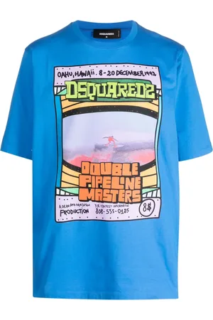 Dsquared2 Graphic-print short-sleeve cotton T-shirt