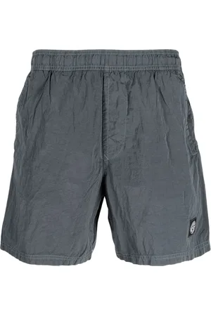 Stone Island Compass-motif track shorts