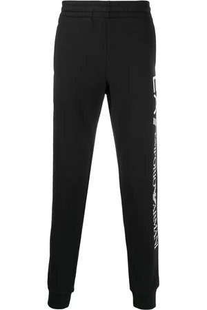 EA7 Logo print track pants