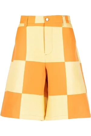 Jacquemus Checkerboard-print knee-length shorts
