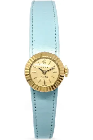 Rolex 1972 18KT yellow Chameleon Orchid 15mm