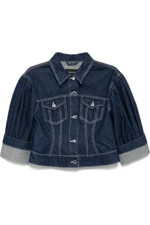 Simone Rocha Sculpted denim jacket
