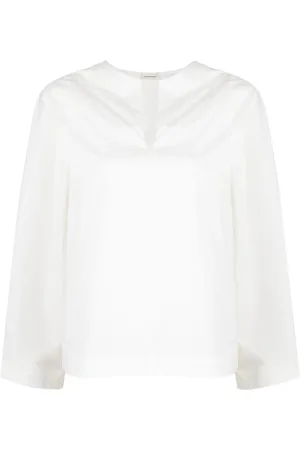 By Malene Birger Kamill V-neck blouse