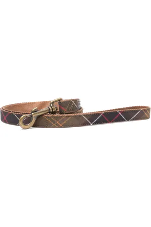 Barbour Tartan-check dog lead