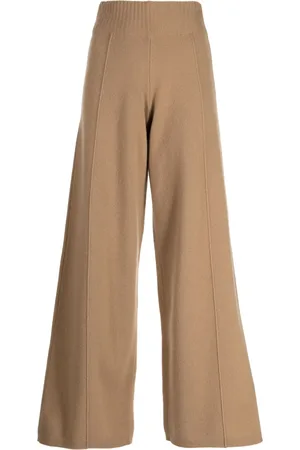 PRINGLE OF SCOTLAND Knitted wide-leg trousers