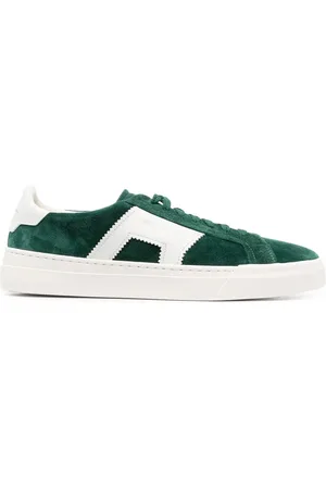 santoni Low-top suede sneakers