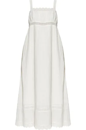 POSSE Lace-detailing midi dress